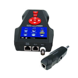 NF - 8601A Digital Cable Tester Wire Tracker RJ45 RJ11 BNC Cable Length, Handheld Tester with Remote Identifier PoE PING Data Storage Function and Port Flash - Gain Express