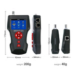 NF - 8601A Digital Cable Tester Wire Tracker RJ45 RJ11 BNC Cable Length, Handheld Tester with Remote Identifier PoE PING Data Storage Function and Port Flash - Gain Express