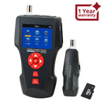 NF - 8601A NF - 8601A Digital Cable Tester Wire Tracker RJ45 RJ11 BNC Cable Length, Handheld Tester with Remote Identifier PoE PING Data Storage Function and Port Flash - Gain Express