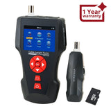 NF - 8601A NF - 8601A Digital Cable Tester Wire Tracker RJ45 RJ11 BNC Cable Length, Handheld Tester with Remote Identifier PoE PING Data Storage Function and Port Flash - Gain Express