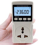 PCM - 282 Digital Power Meter Wattmeter Energy Consumption Meter Watt Voltage Current Frequency Electricity Usage Monitor Plug - in Socket Design - Gain Express