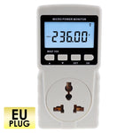 PCM - 282 Digital Power Meter Wattmeter Energy Consumption Meter Watt Voltage Current Frequency Electricity Usage Monitor Plug - in Socket Design - Gain Express