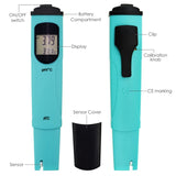 PH - 0093 PH - 0093 Digital Pen - type pH Meter Tester Thermometer Temperature 0.00 - 14.00 pH range - Gain Express