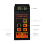 PH - 0131 PH - 0131 Digital pH / ORP mV / Temperature Meter Water Quality Tester with ATC Replaceable pH ORP Electrode Detachable Temperature Probe for Aquarium, Laboratory Test, Hydroponics Water Testing Tool - Gain Express