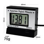 PH - 025 Digital pH Monitor Meter ATC 0.00~14.00pH w/ Power Adaptor & 1.5M Long Electrode Probe, Continuous Water Quality Monitoring Tester Kit Aquarium Hydroponics Spa Tank Pool Laboratories Portable - Gain Express