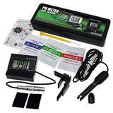 PH - 025RE PH - 025RE Digital pH Monitor Meter ATC 0~14.00pH Replaceable Electrode Probe BNC Water Quality Monitoring Tester Kit Aquarium Hydroponics Spa Tank Pool Laboratories Mini Portable - Gain Express