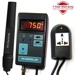 PH - 201 Digital pH Controller + Electrode + Solutions 110V or 220V - Gain Express