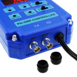 PH - 803_EU PH - 803 Digital pH ORP Redox 2 in 1 Controller Monitor w/ Output Power Relay Control, Electrode Probe BNC, Water Quality Meter Online Continuous Measurement Kit, for Aquarium Hydroponics Plant Pool Spa - Gain Express