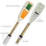 PH869 - 2 PH869 - 2 Pen type 12cm Probe pH Temperature Digital Meter 14.00 pH Pool Aquarium Water Quality Tester - Gain Express