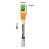 PH869 - 2 PH869 - 2 Pen type 12cm Probe pH Temperature Digital Meter 14.00 pH Pool Aquarium Water Quality Tester - Gain Express