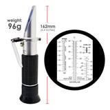 REA - 503abATC REA - 503abATC 6 - in - 1 Automotive Car Refractometer ATC for Adblue/ Antifreeze/ Battery Acid/ Windshield Fluid, Propylene Ethylene Glycol Cleaning Coolant Charge Specific Gravity Density Condition - Gain Express