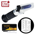 REA - 503abATC REA - 503abATC 6 - in - 1 Automotive Car Refractometer ATC for Adblue/ Antifreeze/ Battery Acid/ Windshield Fluid, Propylene Ethylene Glycol Cleaning Coolant Charge Specific Gravity Density Condition - Gain Express