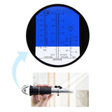 REA - 503cATC 5 - in - 1 Automotive Battery Antifreeze Refractometer ATC for Specific Gravity, Ethylene Propylene Glycol System & Windshield Screenwash Fluid, Freezing Point Measurement Tester Meter Coolant Condition - Gain Express