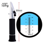 REB - 10ATC REB - 10ATC 0 - 10% Brix Refractometer with ATC Low - Concentrated Sugar Content Solutions Accuracy 0.1% Maple Sap Cutting Liquid CNC Maple Syrup Makers Tea - Gain Express