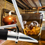 REB - 32KMWATC REB - 32KMWATC Handheld 0 - 32% Brix Refractometer with ATC, 0 - 140°Oe, 0 - 27KMW/Babo, Oechsle, for brandy, beer worth - Gain Express