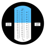 REB - 32KMWATC REB - 32KMWATC Handheld 0 - 32% Brix Refractometer with ATC, 0 - 140°Oe, 0 - 27KMW/Babo, Oechsle, for brandy, beer worth - Gain Express