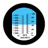 RES - 10ATC RES - 10ATC Dual Scale Salinity Refractometer ATC 0 - 100ppt (0 - 10%) & 1.000 - 1.070 Specific Gravity, Portable Meter Tester for Seawater Salt Sea Water Aquarium Brackish Reef Tank Marine - Gain Express