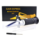 RES - 28ATC RES - 28ATC Salinity Refractometer 0 - 28% ATC, Sodium Chloride (NaCl) Salt Level Meter Tester, Test Kit for Sea Water Brine Seawater Food Industry Pickle Soy Sauce, ±0.2% Accuracy - Gain Express