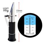 RES - 28ATC RES - 28ATC Salinity Refractometer 0 - 28% ATC, Sodium Chloride (NaCl) Salt Level Meter Tester, Test Kit for Sea Water Brine Seawater Food Industry Pickle Soy Sauce, ±0.2% Accuracy - Gain Express