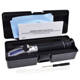 REW - 80ATC REW - 80ATC Alcohol Refractometer with ATC 0~80% VOL Volume, Optical Handheld Concentration Tester Meter for Distilled Beverages Homebrew - Gain Express