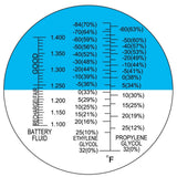 RHAN - 100ATC RHAN - 100ATC New °F Antifreeze/Battery/Cleaning Fluid 100ATC Refractometer - Gain Express