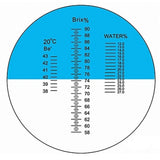 RHBN - 90ATC New Handheld 58~90% ATC Honey Refractometer Water Brix Baume with ATC - Gain Express