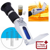 RHBN - 90ATC New Handheld 58~90% ATC Honey Refractometer Water Brix Baume with ATC - Gain Express