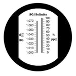 RHS - 10ATC Handheld 0 - 10% ATC Salinity Refractometer - Gain Express