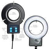 RLT - 207 RLT - 207 60 LED Microscope Ring Light Scope Illuminator with 4 - Zone Quadrant Control, Adapter Fitting and 8 Adjustable Brightness Level 40~60mm Diameter - Gain Express