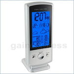 S08613B_1S Wireless Digital Weather Forecast Station Humidity Indoor/Outdoor Temperature RCC Clock Calendar - Gain Express