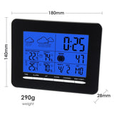 S08S3318BL_1S S08S3318BL_1S Digital Indoor/Outdoor Wireless Weather Station Temperature DCF Radio Controlled Clock - Gain Express