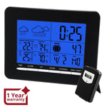 S08S3318BL_1S S08S3318BL_1S Digital Indoor/Outdoor Wireless Weather Station Temperature DCF Radio Controlled Clock - Gain Express