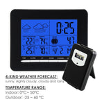 S08S3318BL_1S S08S3318BL_1S Digital Indoor/Outdoor Wireless Weather Station Temperature DCF Radio Controlled Clock - Gain Express