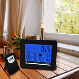 S08S3318BL_1S Digital Indoor/Outdoor Wireless Weather Station Temperature DCF Radio Controlled Clock - Gain Express