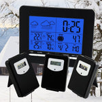 S08S3318BL_3S Indoor/Outdoor Temperature Digital Wireless Weather Station RCC DCF + 3 sensors - Gain Express