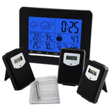 S08S3318BL_3S Indoor/Outdoor Temperature Digital Wireless Weather Station RCC DCF + 3 sensors - Gain Express