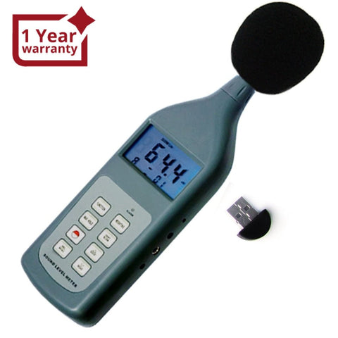 SL - 5868P - BT SL - 5868P - BT Professional Sound Level Meter 30~130dB USB Drive Software & Bluetooth - Gain Express