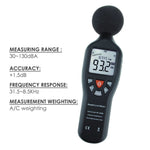 SLM - 24 Professional Sound Level Meter with Backlit Display High Accuracy Measuring 30dB - 130dB Compact Instrument - Gain Express