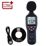 SLM - 25 Sound Level Meter with Backlit Display High Accuracy Measuring 30dB~130dB with Data Logging Function Instrument Compact Professional - Gain Express