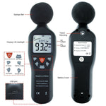 SLM - 25 Sound Level Meter with Backlit Display High Accuracy Measuring 30dB~130dB with Data Logging Function Instrument Compact Professional - Gain Express