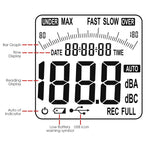 SLM - 25 Sound Level Meter with Backlit Display High Accuracy Measuring 30dB~130dB with Data Logging Function Instrument Compact Professional - Gain Express