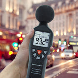 SLM - 25 Sound Level Meter with Backlit Display High Accuracy Measuring 30dB~130dB with Data Logging Function Instrument Compact Professional - Gain Express