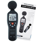 SLM - 25 Sound Level Meter with Backlit Display High Accuracy Measuring 30dB~130dB with Data Logging Function Instrument Compact Professional - Gain Express