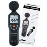 SLM - 25 Sound Level Meter with Backlit Display High Accuracy Measuring 30dB~130dB with Data Logging Function Instrument Compact Professional - Gain Express