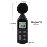 SLM - 269 Sound Level Meter Audio Decibel Noise Tester 30~130dBA Digital Volume Measuring Instrument A / C Frequency Weighting Tool Factory Pre - calibrated - Gain Express