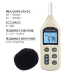 SLM - 270 Digital Audio Decibel Meter Sound Level Tester Noise Level Volume Measuring Instrument 30~130dBA Monitor 4700 Data Storage Self - Calibrated A / C Frequency Weighting Tool - Gain Express