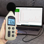 SLM - 270 Digital Audio Decibel Meter Sound Level Tester Noise Level Volume Measuring Instrument 30~130dBA Monitor 4700 Data Storage Self - Calibrated A / C Frequency Weighting Tool - Gain Express