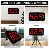 SLM - 389 Wall Hanging Sound Level Meter 13" HD Screen Decibel Meter with Data Logger Function Audio and Visual Alarm - Gain Express