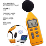 SLM - 814CD Digital Sound Level Meter Decibel Logger 40~130dB USB & CD - Gain Express