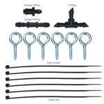 SNS - CO2TUBING SNS - CO2TUBING Drilled Tubing Grow Room Carbon Dioxide Distribution CO2 Tubing Injection System Compatible CO2 Regulator CO2 Controller for Grow Tent, Greenhouse - Gain Express